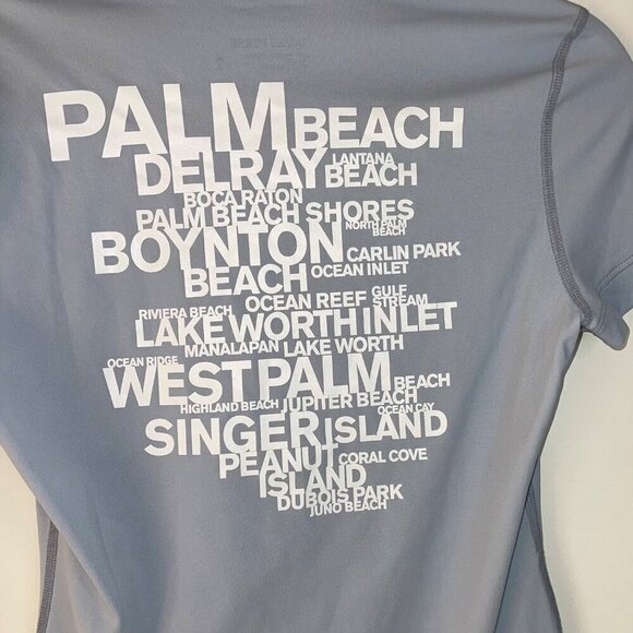 James Perse Womens Tee Shirt Size Small Special Edition Palm Beach Short Sleeve - Picture 3 of 8